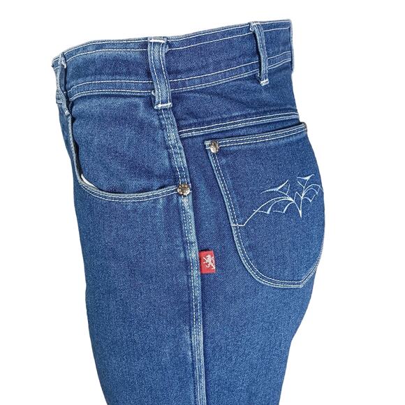 Vintage Braxton 80s High Waist Jeans Blue Triple Stitch size 8 / 10 Retro - Picture 7 of 13